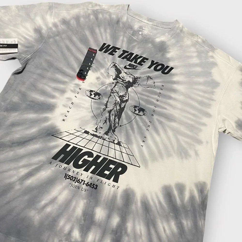 Nike NSW Tie Dye Oversize Heavyweight T-Shirt Mens size L BQ1031-021 Rare New